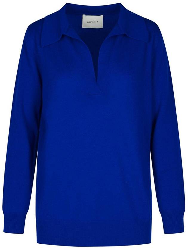 Lisa Yang 'Josephine' Blue Cashmere Sweater - LISA YANG - BALAAN 1