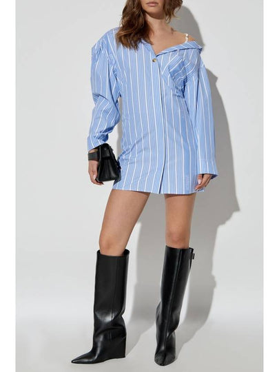 Jacquemus Shirt Dress, Women's, Blue - JACQUEMUS - BALAAN 2