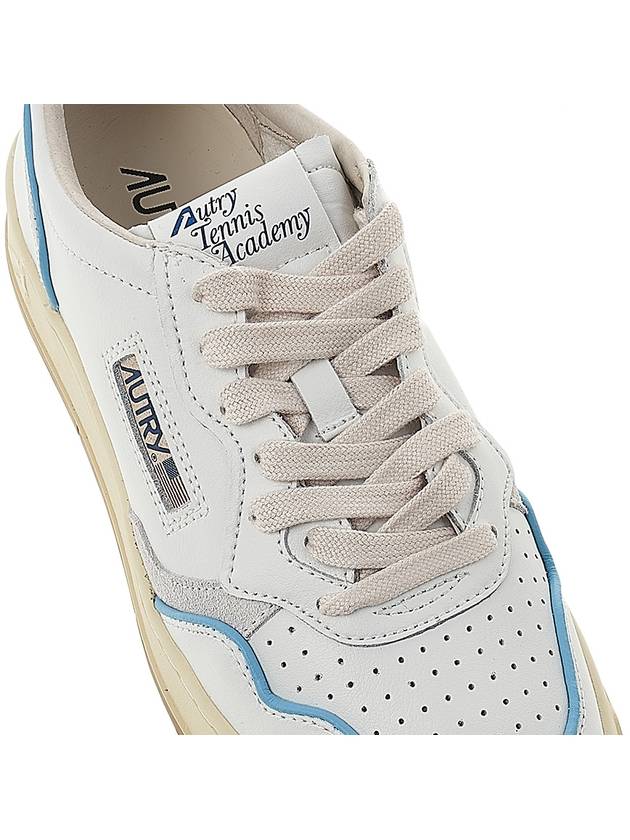 Suede Leather Low Top Sneakers White - AUTRY - BALAAN 9