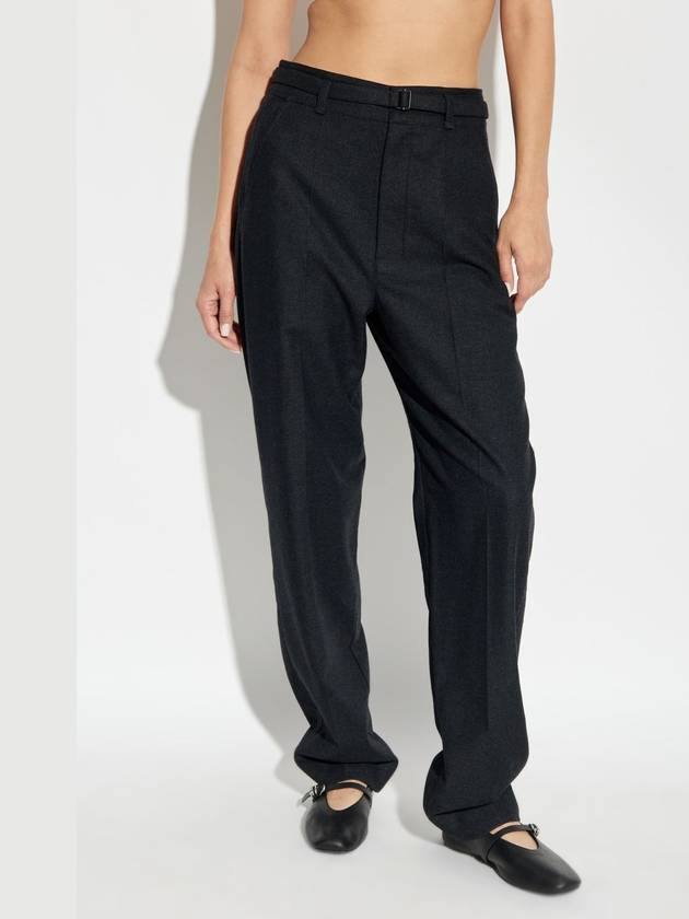 Lemaire Trousers With Cashmere Finish, Women's, Black - LEMAIRE - BALAAN 3