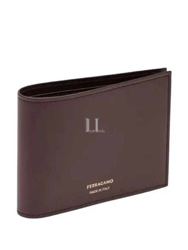 Classic Half Wallet Dark Barolo - SALVATORE FERRAGAMO - BALAAN 2