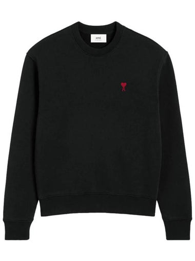 De Coeur Sweatshirt Black - AMI - BALAAN 1