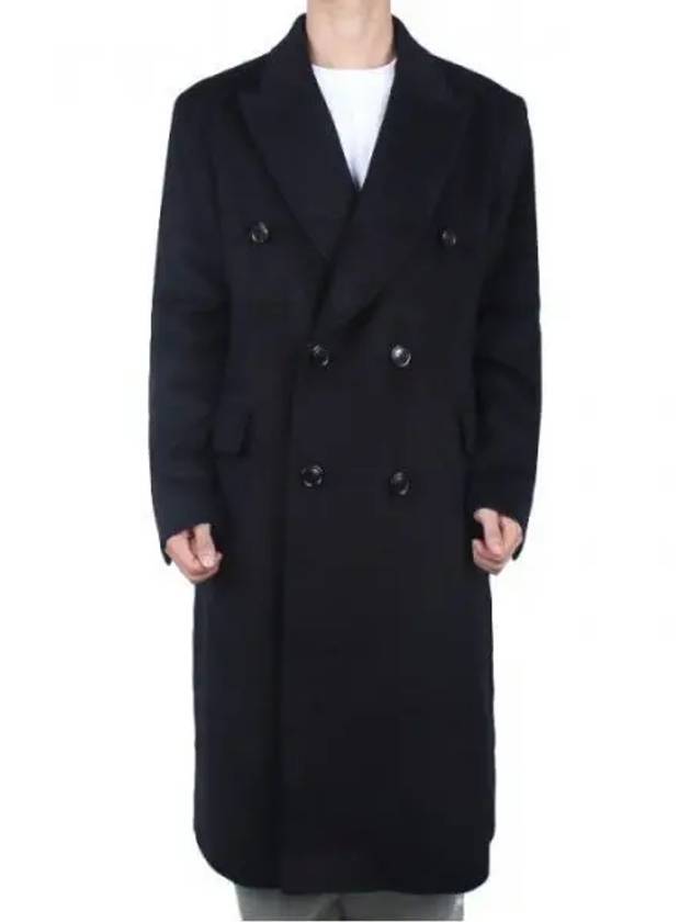 Men's Hairy Wool Whale Double Coat Black - OUR LEGACY - BALAAN 2