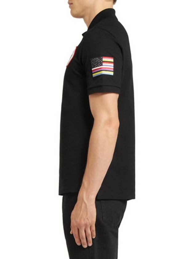 African Target Patch Polo Shirt - GIVENCHY - BALAAN 6