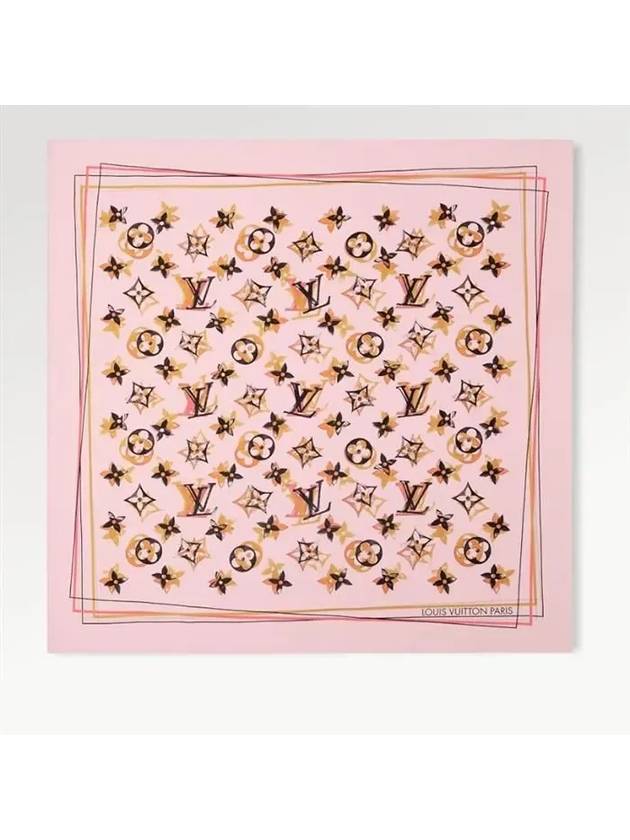 Graphic Monogram Square 90 Scarf Beige - LOUIS VUITTON - BALAAN 2