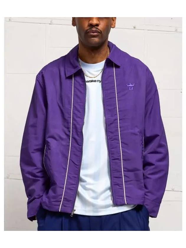 M Classic Logo COACH Coaches Jacket Purple - AWAKE NY - BALAAN 1