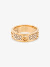 F Is Fendi Crystals Ring Gold - FENDI - BALAAN 3