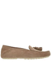 Dot Sole Suede Loafers Cashew Butter - LORO PIANA - BALAAN 2