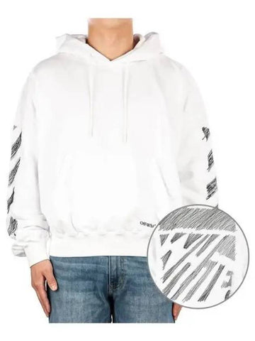 Men s Hooded Sweatshirt 270665 - OFF WHITE - BALAAN 1