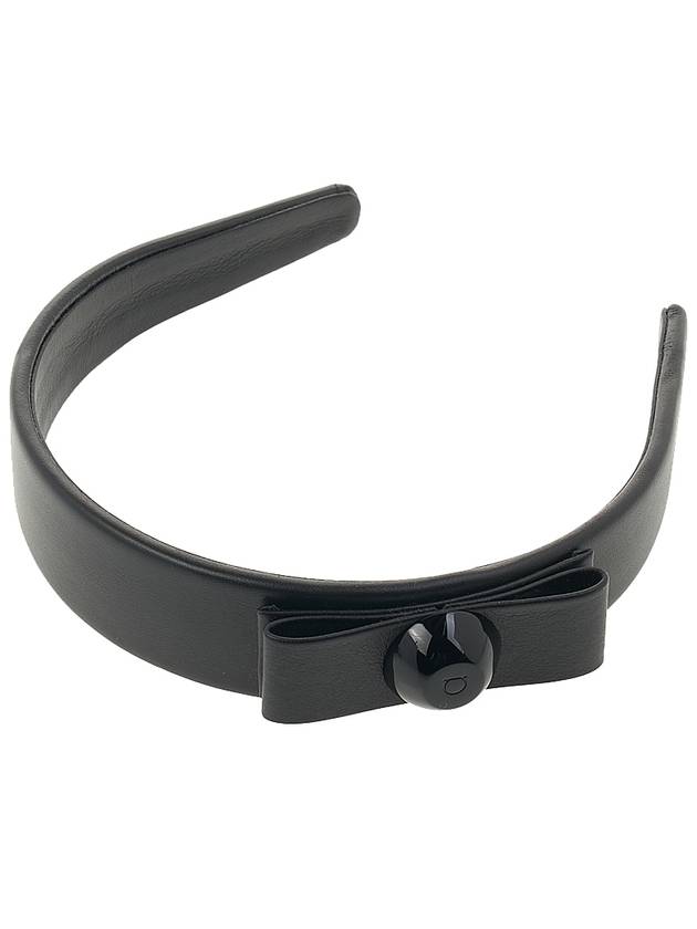 Women's Vara Bow Hairband Black - SALVATORE FERRAGAMO - BALAAN 5