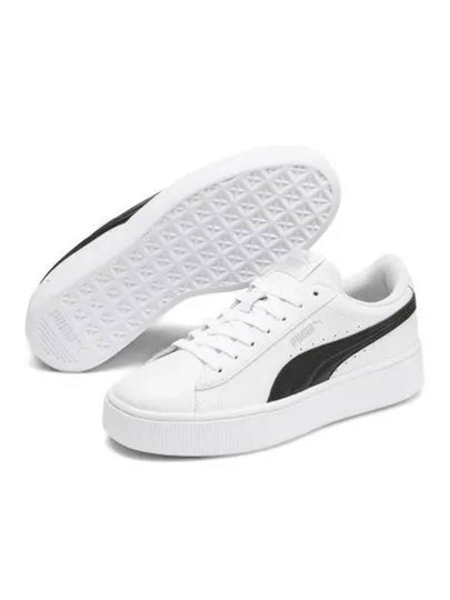 Vicky Stacked Low Top Sneakers Black White - PUMA - BALAAN 2