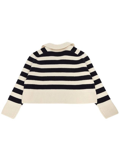 Exclusive special price limited to 30 pieces 9297615 MAGNOLIA NAVY STRIPE women s knit - KATE - BALAAN 2