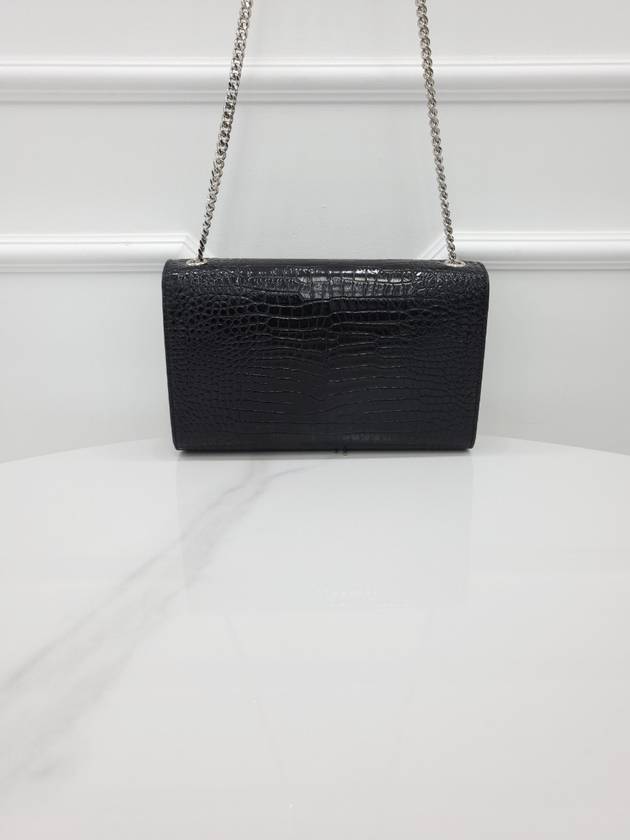 Crocodile Kate Medium Chain Tassel Bag - SAINT LAURENT - BALAAN 2