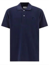 Bold Fox Head Patch Comfort Polo Shirt Ink Blue - MAISON KITSUNE - BALAAN 2