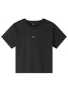 Boxy Micro Logo Short Sleeve T-Shirt Black - A.P.C. - BALAAN 2