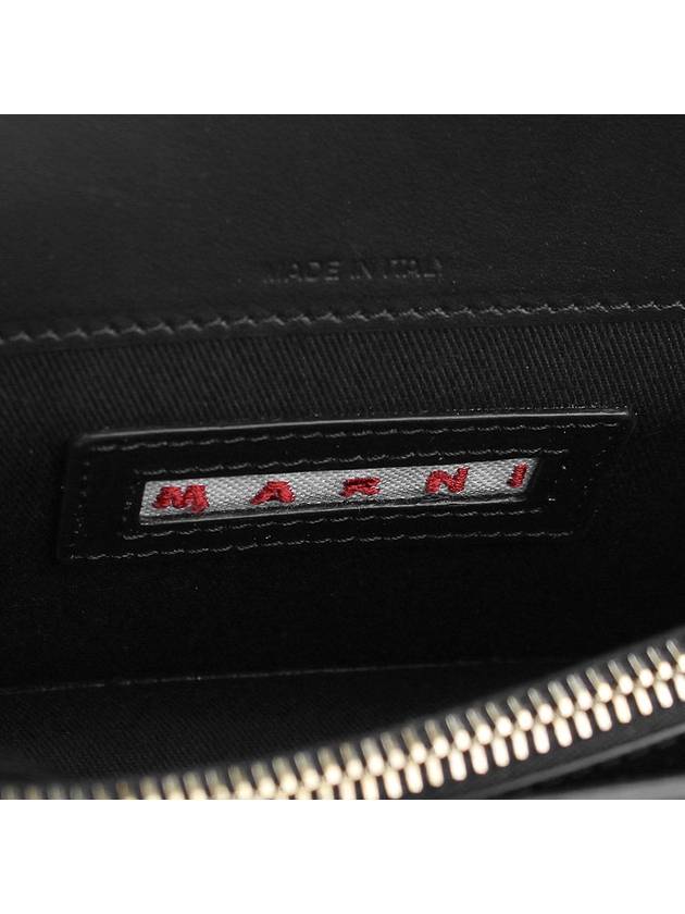 Trunk Bag E/W In Black Leather - MARNI - BALAAN 10