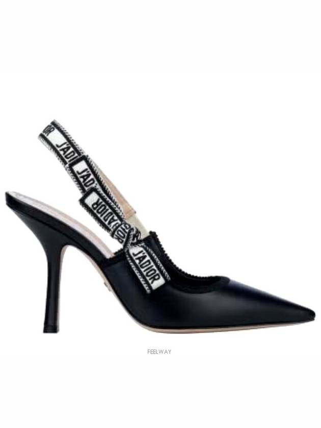 J'Adior Slingback Heels Black - DIOR - BALAAN 3