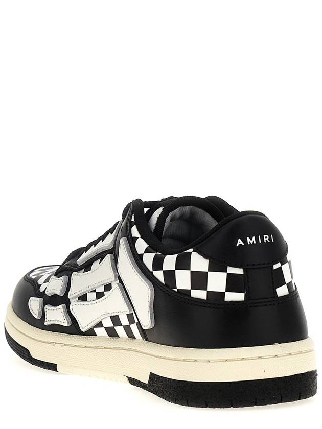 Amiri 'Checkered Skel Top Low' Sneakers - AMIRI - BALAAN 3