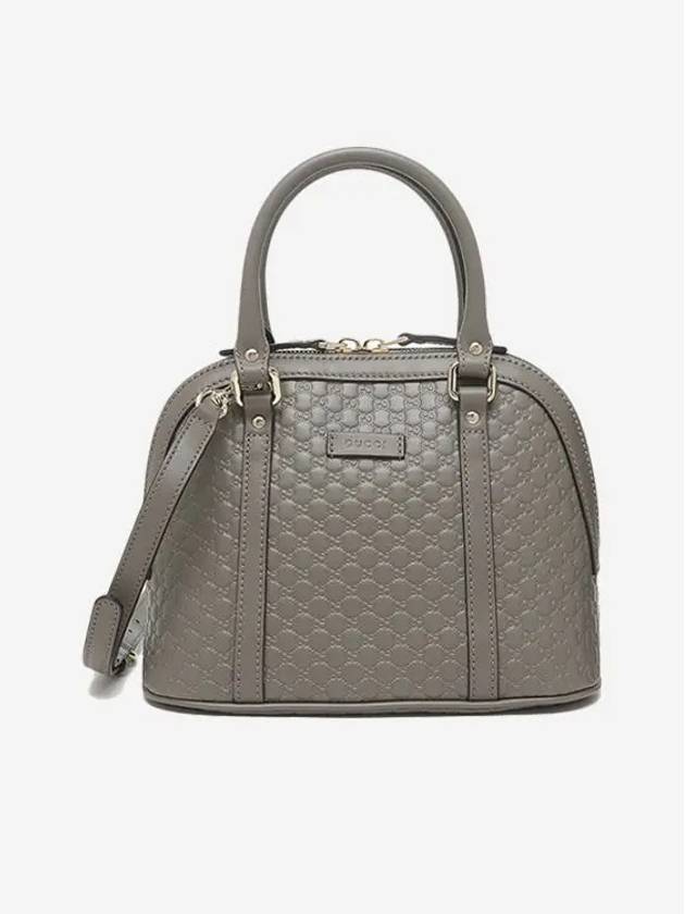 Microssima Small Dome Tote Bag Grey - GUCCI - BALAAN 4