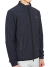 men's brushed zip-up jacket navy - HYDROGEN - BALAAN 5