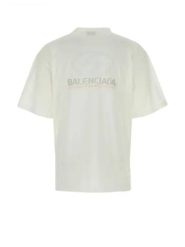 Surfer Medium Fit Short Sleeve T-Shirt White - BALENCIAGA - BALAAN 2