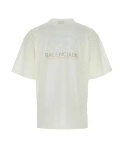 Surfer Medium Fit Short Sleeve T-Shirt White - BALENCIAGA - BALAAN 2