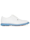 Men's Perforated Gallivanter Spike Shoes Cerulean White - G/FORE - BALAAN 1