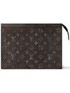 Louis Vuitton Pochette Voyage Mm Hautere Cuir Monogram Clutch Bag Black - LOUIS VUITTON - BALAAN 2