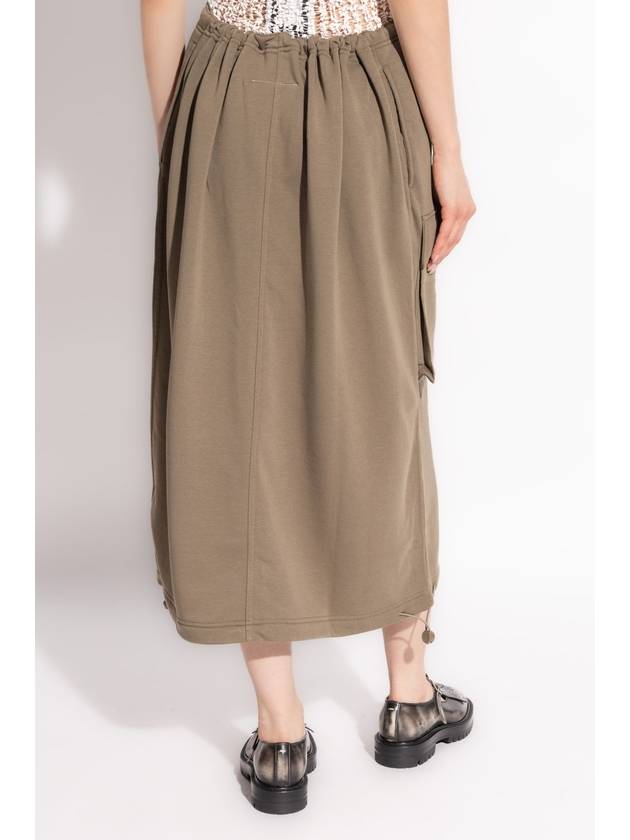 MM6 Maison Margiela Skirt With Pockets, Women's, Beige - MAISON MARGIELA - BALAAN 4