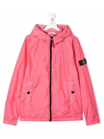 Kids Women s Wappen Hooded Jacket Pink 761640233 V0087 - STONE ISLAND - BALAAN 1