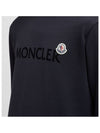 Logo Patch Sweatshirt Night Blue - MONCLER - BALAAN 6