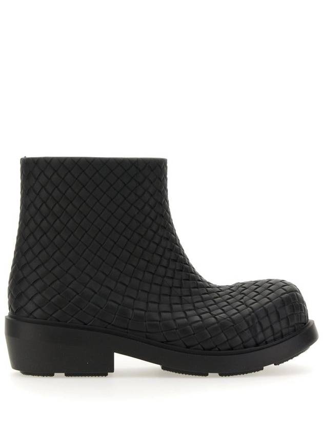 Fireman Rubber Rain Boots Black - BOTTEGA VENETA - BALAAN 2