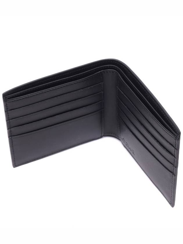 Signature Calfskin Bi-Fold Wallet Anthracite Black - LOEWE - BALAAN 7