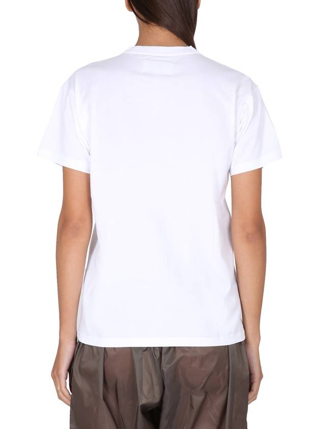 Logo Cotton Jersey Short Sleeve T-Shirt White - MAISON MARGIELA - BALAAN 4