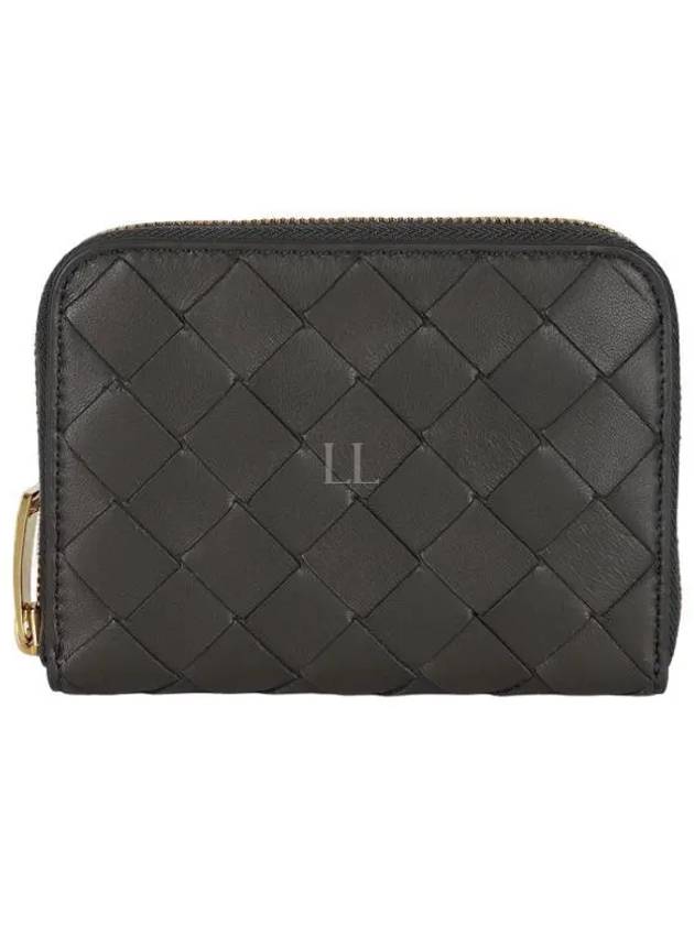 Intrecciato Zipped Coin Wallet Dark Green - BOTTEGA VENETA - BALAAN 2