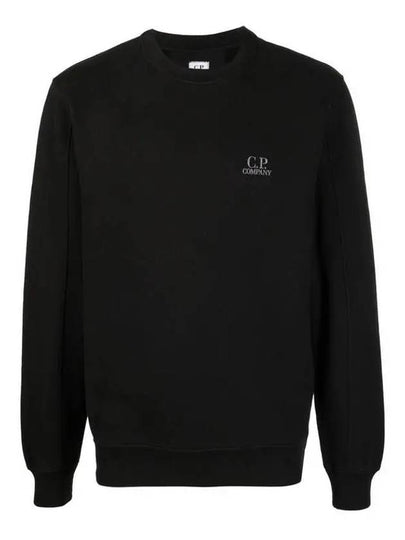 Small Logo Sweatshirt Black - CP COMPANY - BALAAN 2