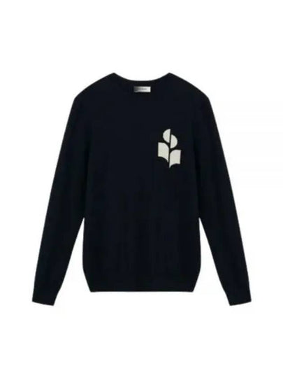 Evans Logo Crew Neck Knit Top Naver - ISABEL MARANT - BALAAN 2