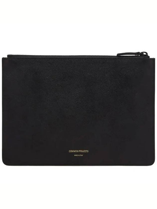 24SS Small Folio Saffiano Clutch Bag Black 9044 7547 - COMMON PROJECTS - BALAAN 2