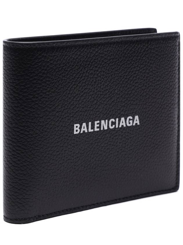 Cash Square Folded Wallet Black - BALENCIAGA - BALAAN 4