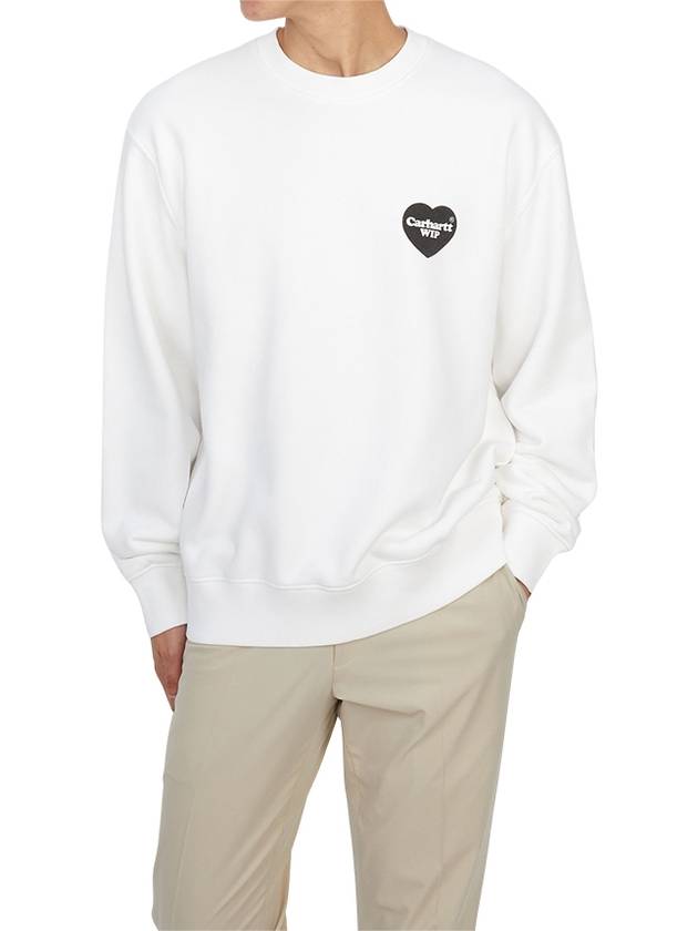 Heart Bandana Sweatshirt White - CARHARTT WIP - BALAAN 5