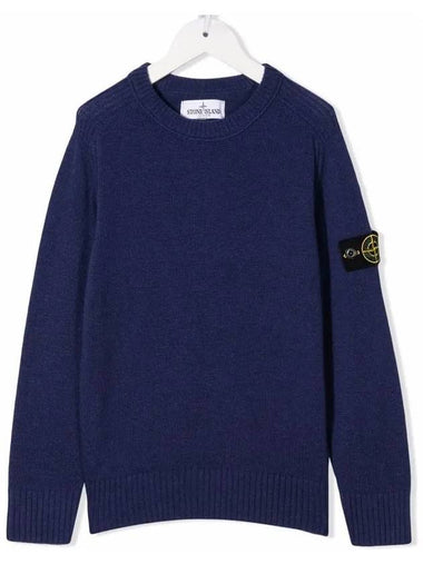 Kids Wappen Crew Neck Knit 7516506A1 V0028 - STONE ISLAND - BALAAN 1