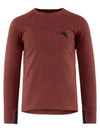 Men's Huge Crew Neck Long Sleeve T-Shirt Madder Red - KLATTERMUSEN - BALAAN 2