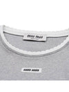 Miu Cotton Sweater Gray MJN847 12HM F0031 - MIU MIU - BALAAN 5