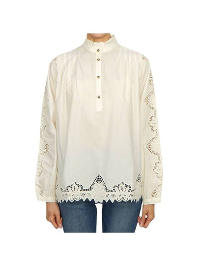 Women's Bay Blouse Ivory - VANESSA BRUNO - BALAAN 2