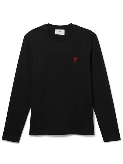 Ami De Coeur Long Sleeve T-Shirt Black - AMI - BALAAN 2