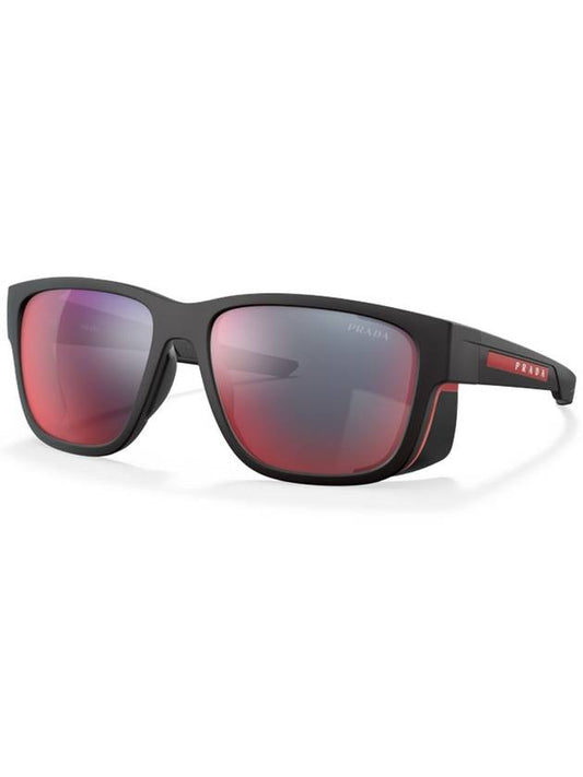 Mirrored Square Sunglasses Black - PRADA - BALAAN 2