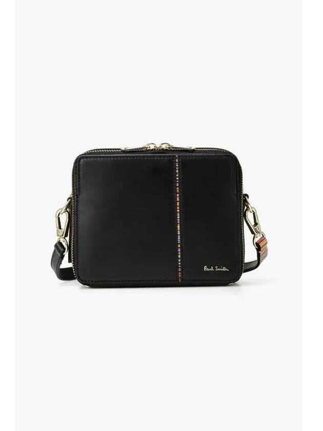 Sseudday Max Women s Striped Strap Camera Bag Black - PAUL SMITH - BALAAN 1