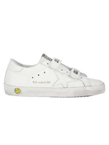 Kids Old School Low Top Sneakers White - GOLDEN GOOSE - BALAAN 1