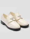 Patent Leather Loafers Ivory - PRADA - BALAAN 2