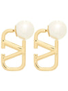 V Logo Signature Women s Earrings J0H22DHC 0O3 - VALENTINO - BALAAN 2